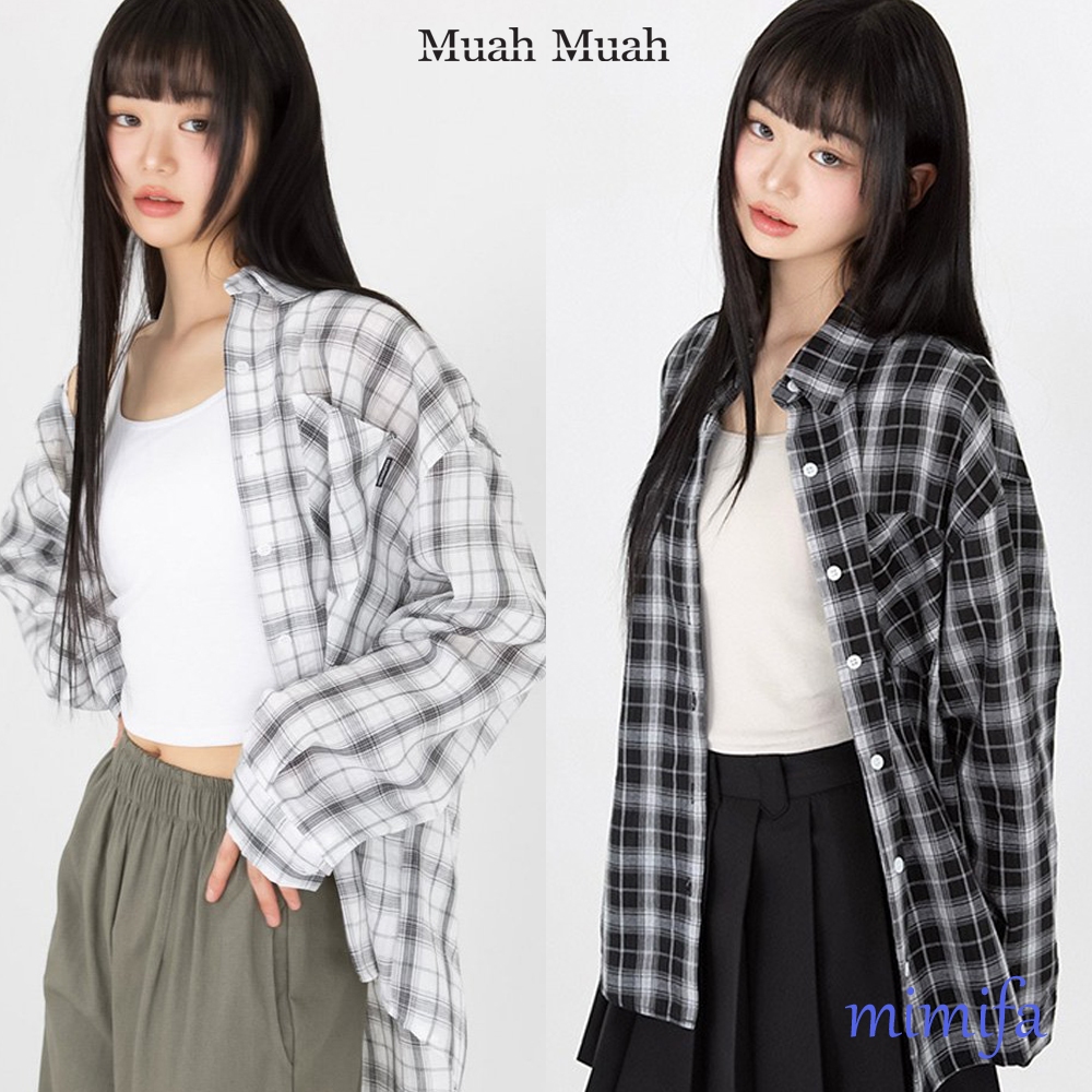 [muahmuah] Loose FIT CHECK เสื้อแขนยาว