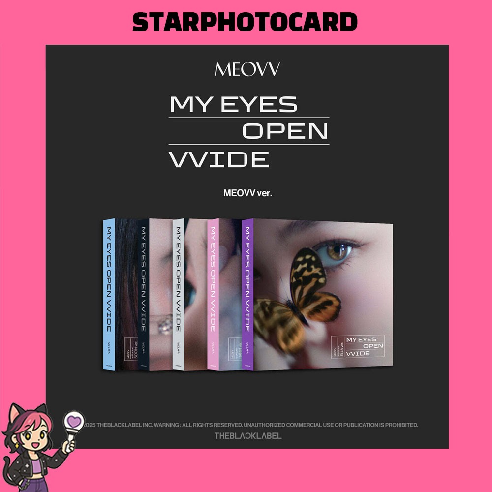 [READY STOCK] MEOVV - 1st EP ALBUM 'MY EYES OPEN VVIDE' MEOVV VER.