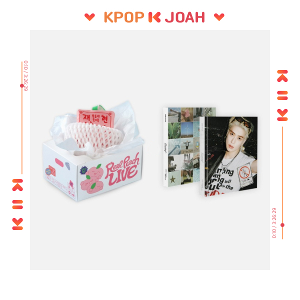 JAEHYUN (NCT) - Real Peach LIVE Digital Code,  [FROM J : LOVE ACROSS THE MILES] PHOTOBOOK (11th Jul.