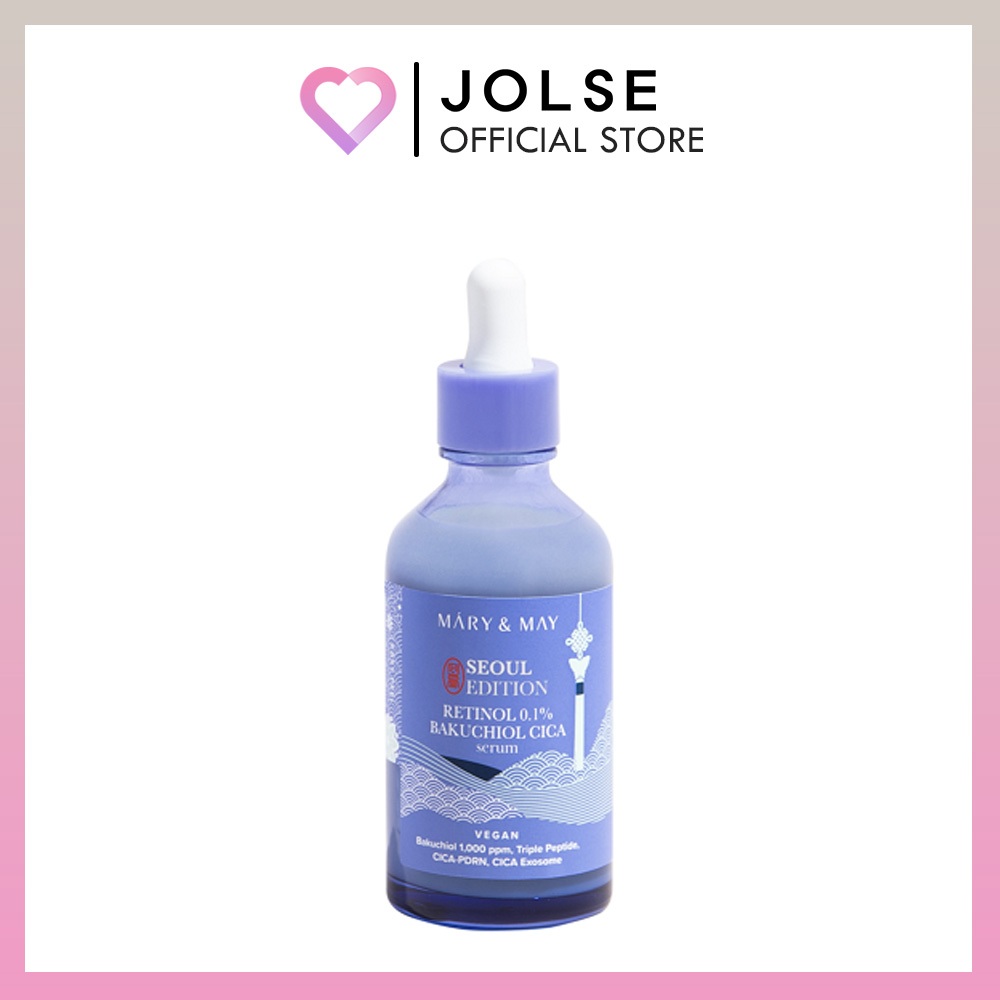 Mary&may Retinol 0.1% Bakuchiol Cica Serum 80ml