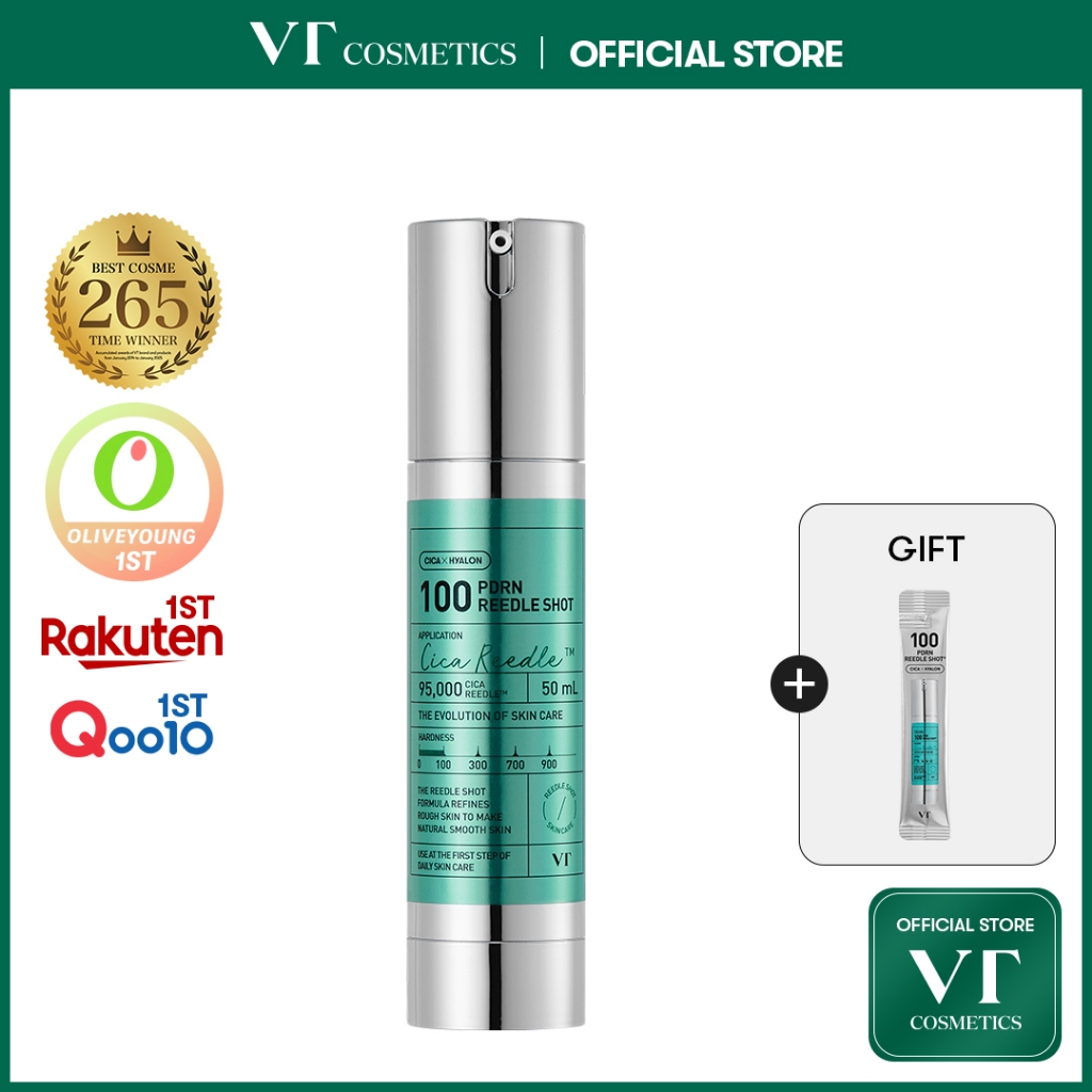 [VT] PDRN Reedle Shot 100 50 มล. PDRN รีเดิลช็อต, ปรับปรุงริ้วรอย, ผิวกระจ่างใส [Official Flagship]