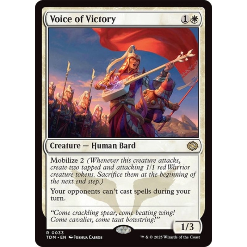 MTG Tarkir : Dragonstorm - Voice of Victory Non Foil
