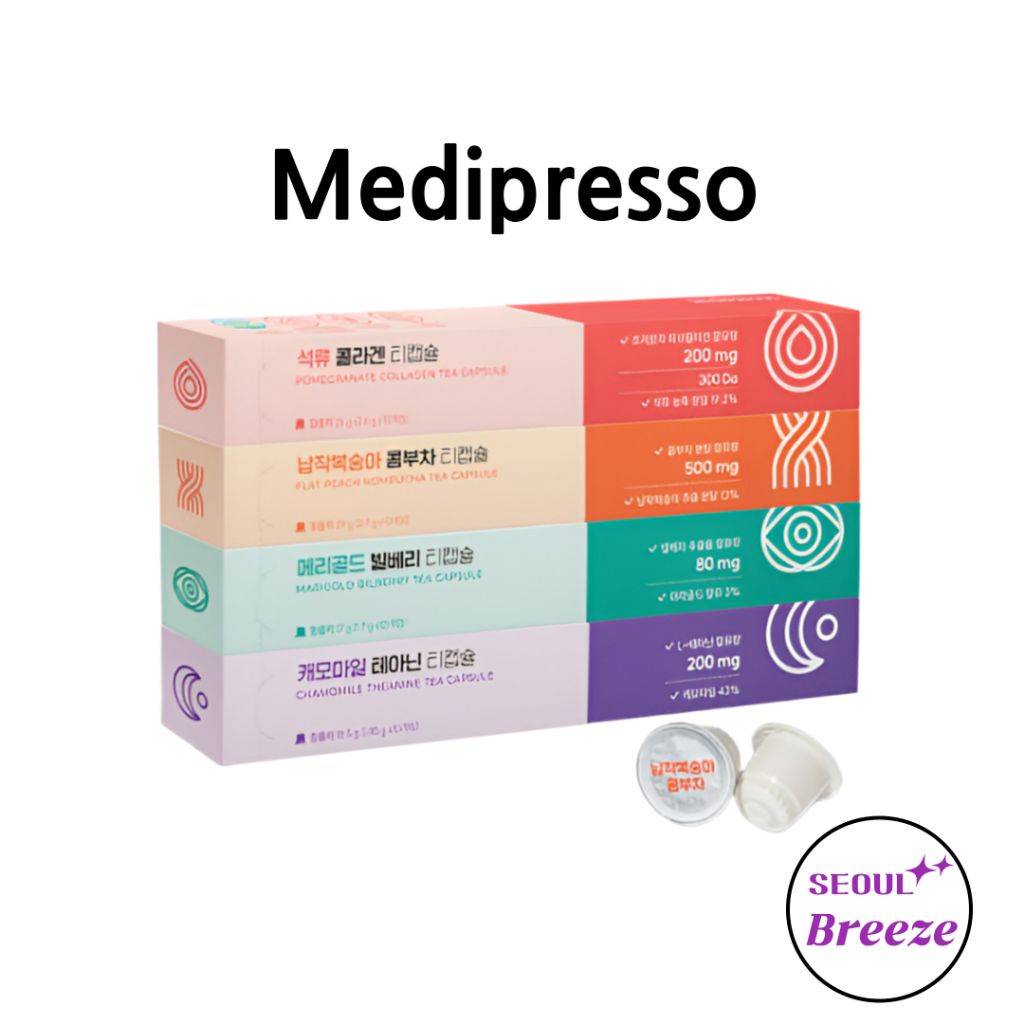 [Medicpresso] Nespresso Tea Capsule Compatible- Healthy Pleasure Tea Capsule Set (10 แคปซูล x 4 ประเ