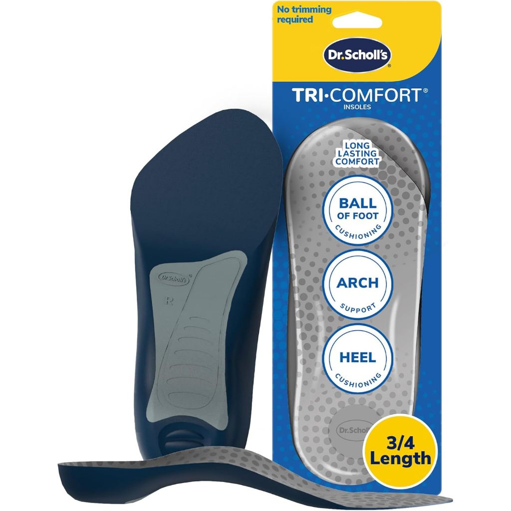 ดร. พื้นรองเท้า Tri-Comfort ของ Scholls Comfort สําหรับผู้หญิง / ผู้ชาย