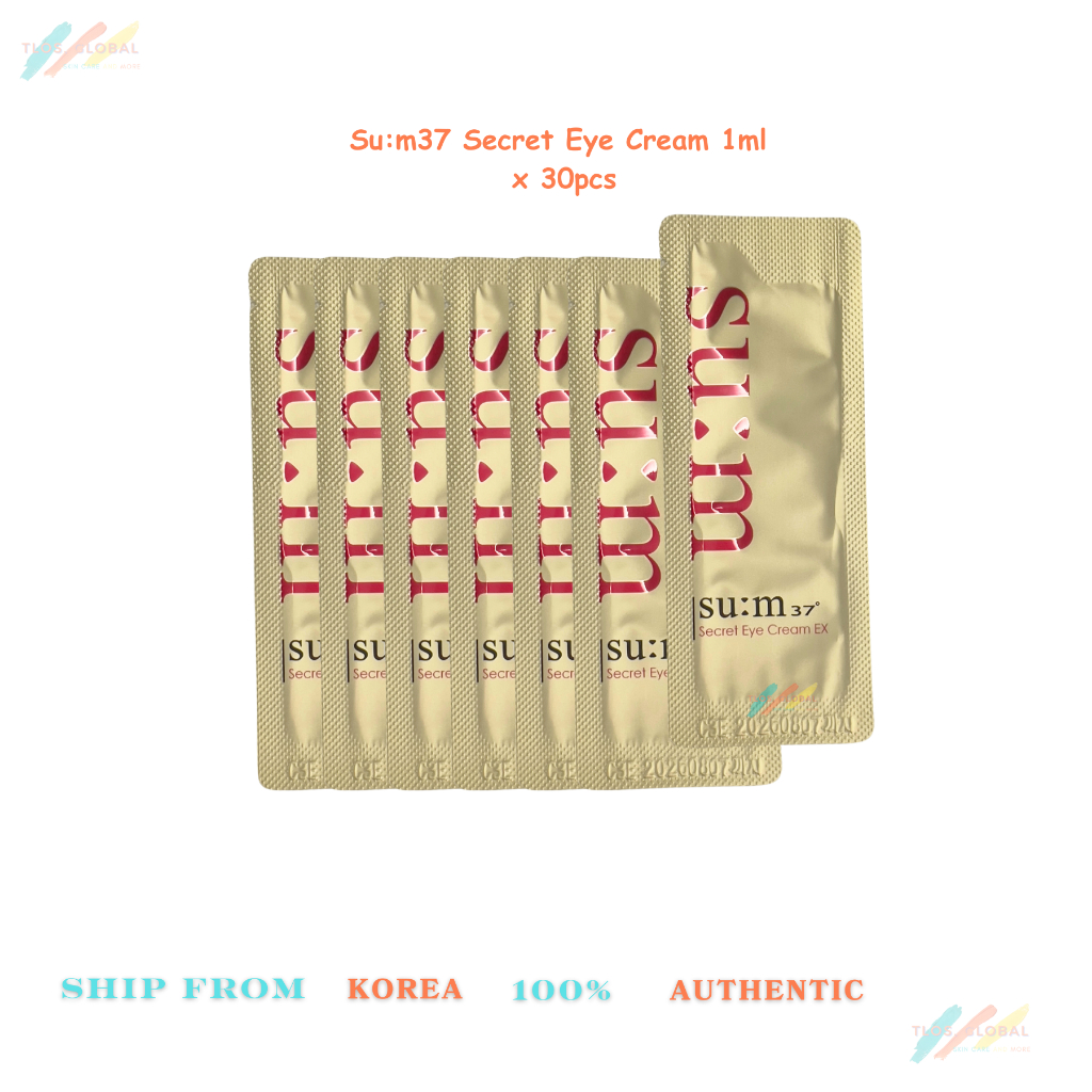 !!SALES OFF DATE.08.2026!! Sum37 Secret eye Cream 1ml x 30 ชิ้น หรือ 60 ชิ้น