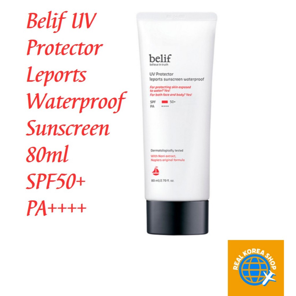 [belif] UV Protector Leports Waterproof Sunscreen 80ml SPF50+ PA++++