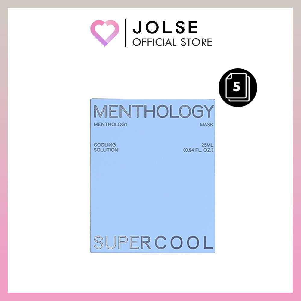 MENTHOLOGY ซุปเปอร์คูล มาส์ก 25ml * 5ea