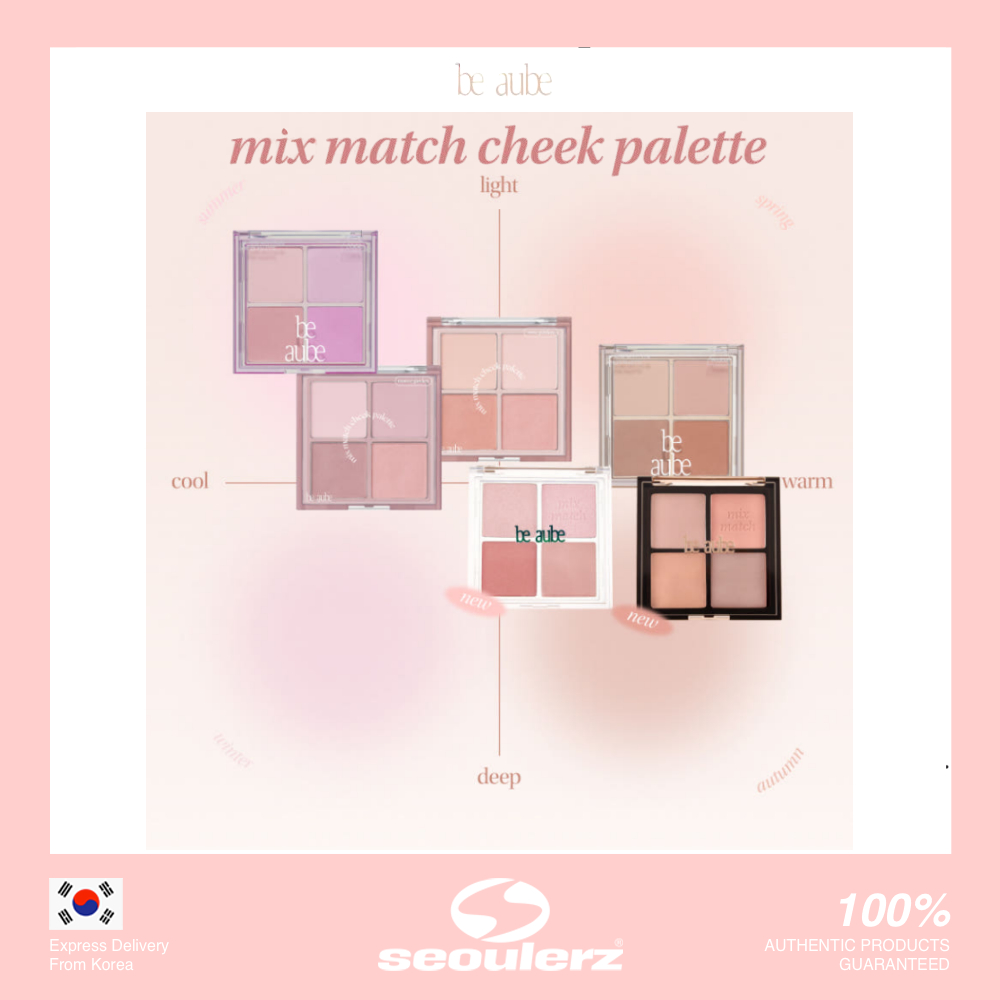 [BE Aube]<new Color Added> Mix Match Cheek Palette 6 สี 11.6g