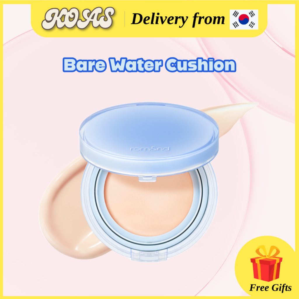 [Rom&Nd] Rom And Nd Bare Water Cushion 20g / Original Product / รีฟิล / มอยส์เจอร์ เมคอัพ ฟาวเดชั่น