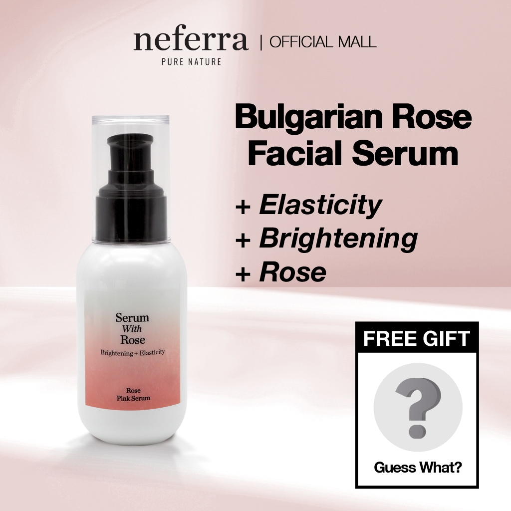 Odorata / Neferra Elasticity + Brightening Rose Pink Serum 100ml