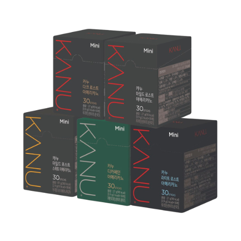 Kanu Dark Roast Americano Mini Coffee Stick (10T/30T) - คั่วเข้ม / คั่วอ่อน / คั่วอ่อนหวาน / Decaf / คั่วอ่อน