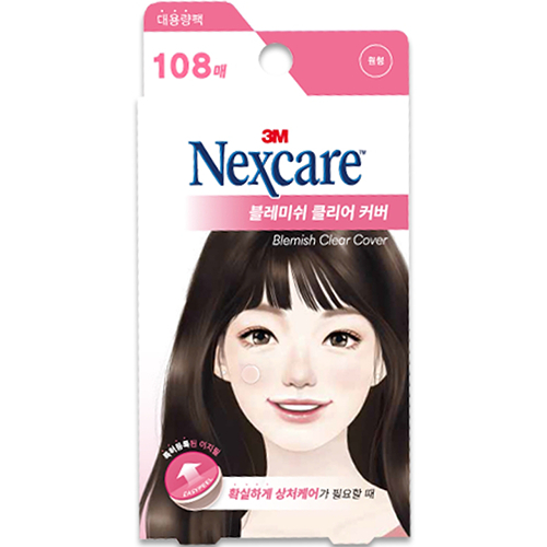 3m Nexcare Blemish Clear Cover - แผ่นแปะ Hydrocolloid Spot ตลอดทั้งวันสําหรับการดูแลผิว (แพทช์ 108 ช