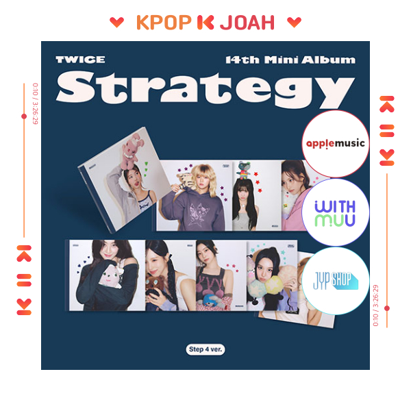[POB] (STEP4 ver.) TWICE [STRATEGY] 14th Mini Album (6th Dec.2024)