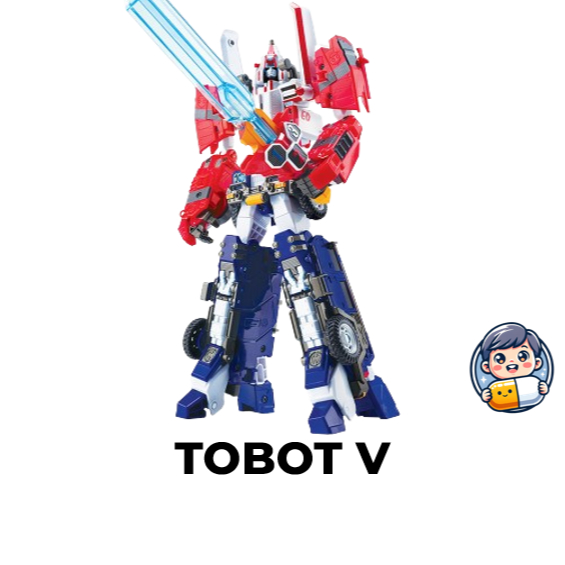 ของเล่นหุ่นยนต์รวม 3 ขั้นตอน Tobot V Titan V