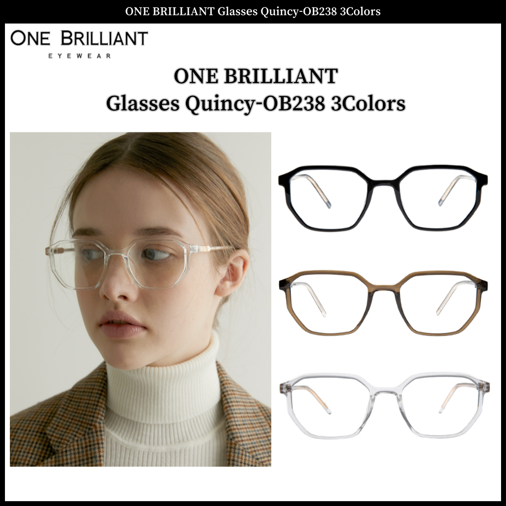 ONE BRILLIANT แว่นตา Quincy-OB238 3 สี