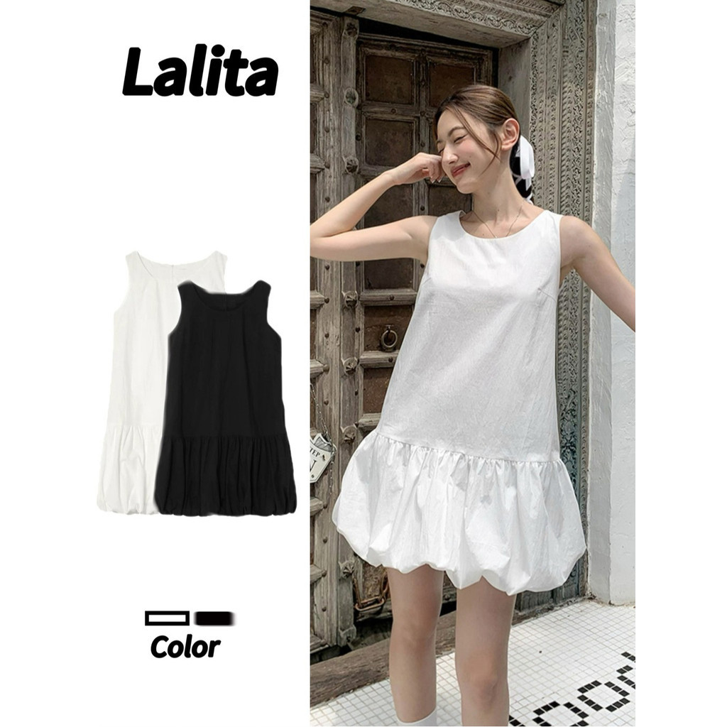 Lalita มีซับใน เดรสชุดราตรีเดรสขาว ชุดเดรสสั้นผู้หญิง เดรสแฟชั่น มินิเดรส ชุดไปคาเฟ่ ชุดสวย ราคา ถูกที่สุด ดีลบีเคเค รูปภาพหลัก