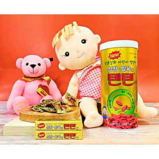 Hanmi Tenten ลูกอมสตรอเบอร์รี่เคี้ยว 120 ชิ้น | ขนมเกาหลีฟรุ๊ตตี้