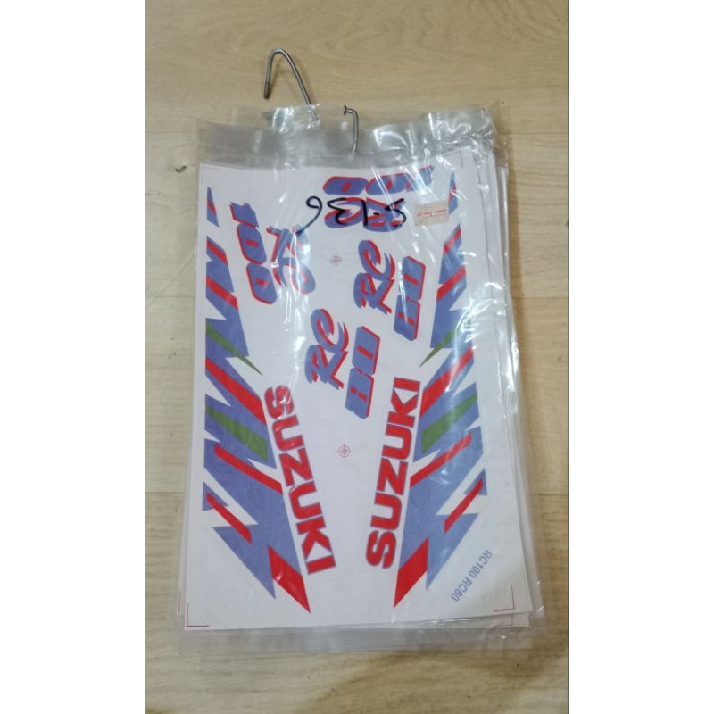 สติ๊กเกอร์ Suzuki Rc100 Body ( 1 ชิ้น )