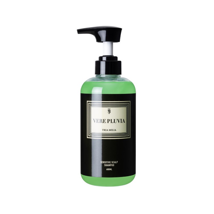 [TRIA MILIA] VERE PLUVIA - แชมพูสําหรับหนังศีรษะที่บอบบาง 600ml /แชมพูสงบเงียบเกาหลี /บํารุงผม /บรรเทาอาการหนังศีรษะแห้ง /ทรีตเมนต์หนังศีรษะบอบบาง /ให้ความชุ่มชื้นปราศจากซิลิโคน