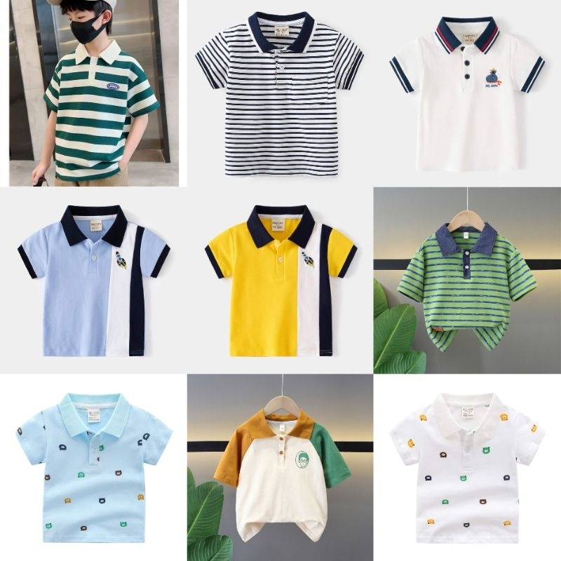 เสื้อโปโลเด็กชาย เท่ห์ (ไซส์ 90-140)