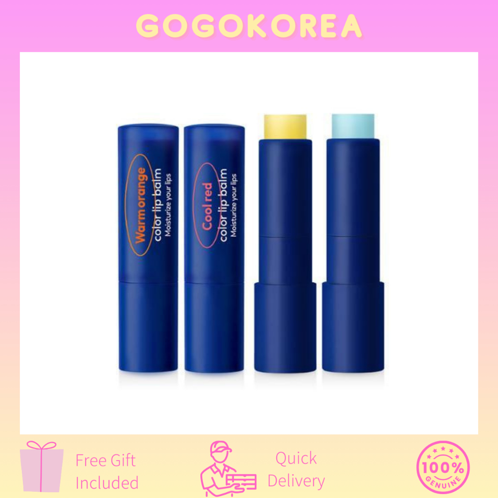 [DASHU] Men's Color Change Lip Balm 4g Cool Tone & Warm Tone