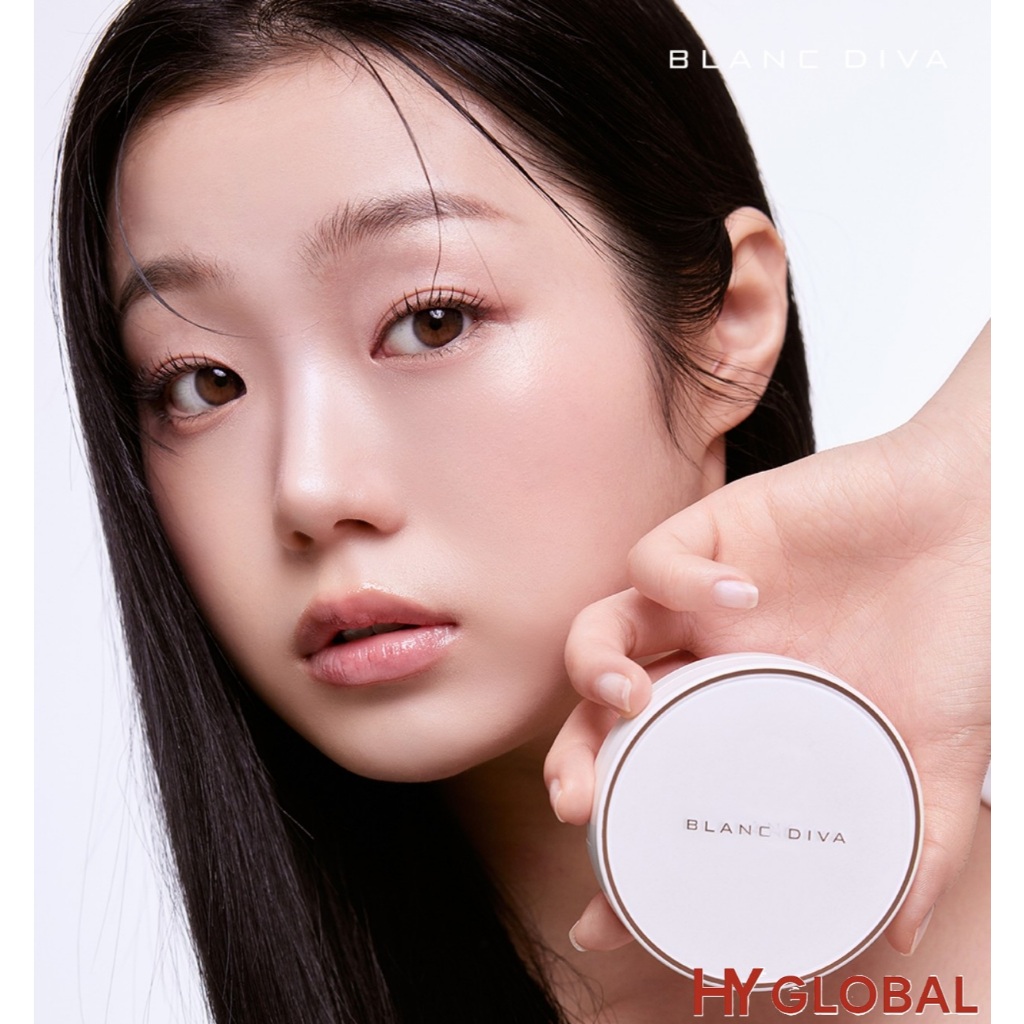 [ของแท้เกาหลี] Blanc Diva Gleam Coverage Cushion SPF 50+ PA+++