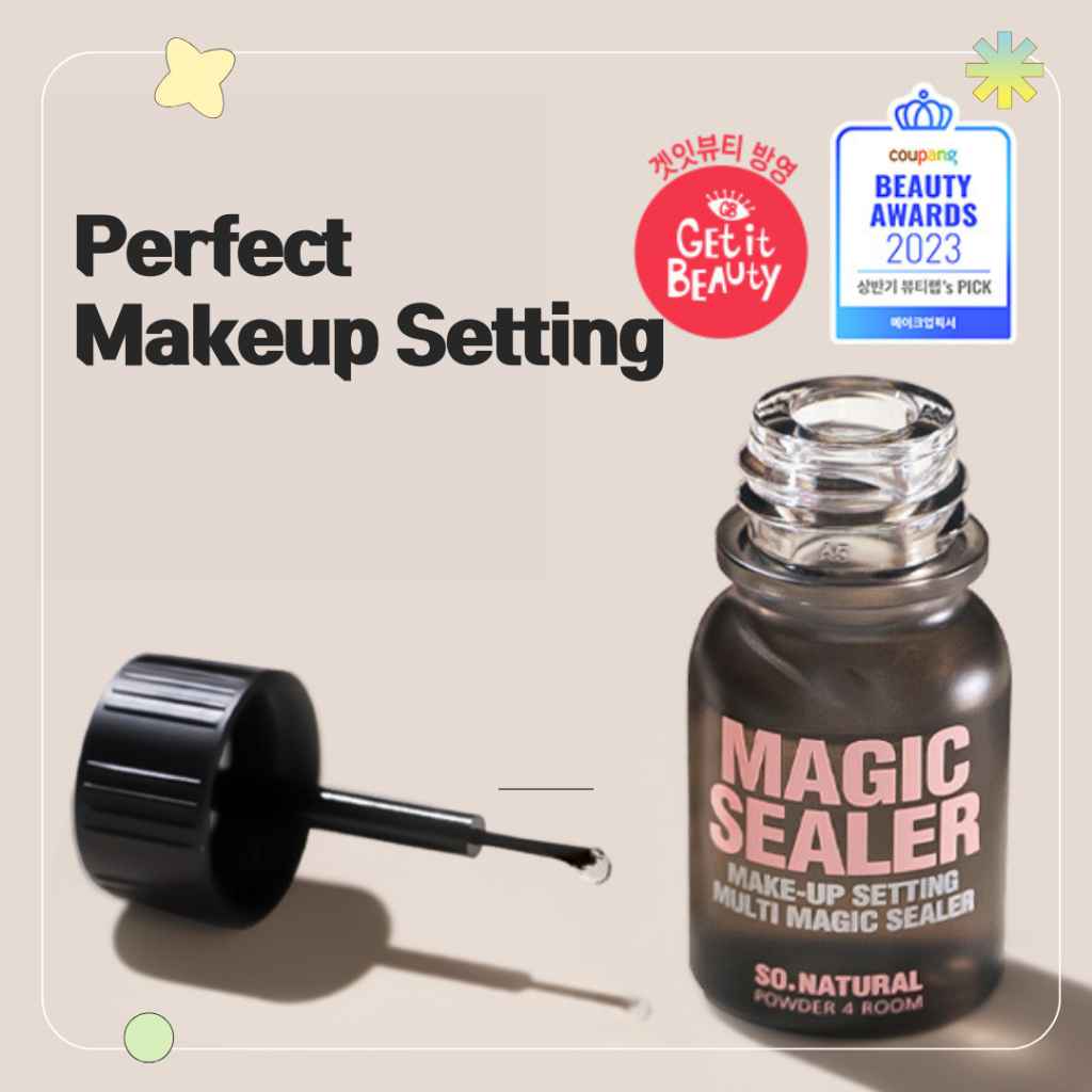[So Natural] Magic Sealer การตั้งค่าแต่งหน้า Multi Magic Sealer Fixer 10ml