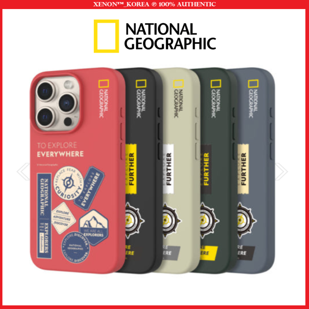 (National Geographic) เคสโทรศัพท์ Palette Color Wappen สําหรับ iPhone 17 Series / iPhone 16/iPhone 15