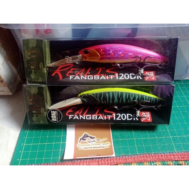 DUO International realis fangbait 120 Dr juliana สีชมพู เสือชาร์ตดํา ️
