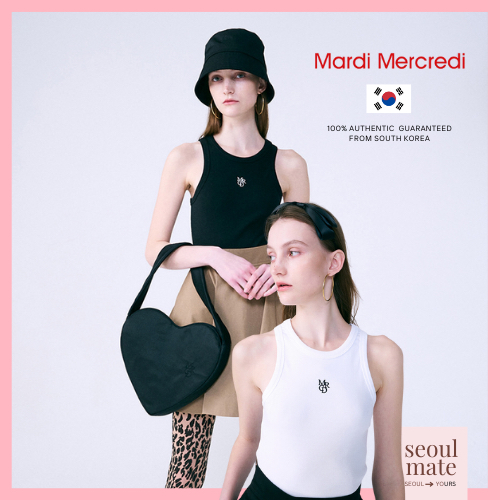 [จากประเทศเกาหลีใต้] Mardi Mercredi. เสื้อกล้าม Racer [ 2 สี ]