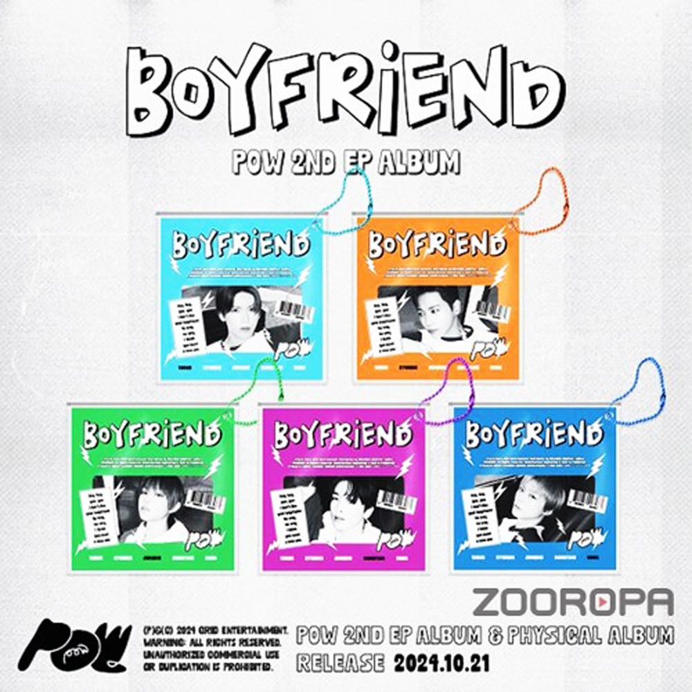 [ZOOROPA] POW 2nd Mini Album Boyfriend