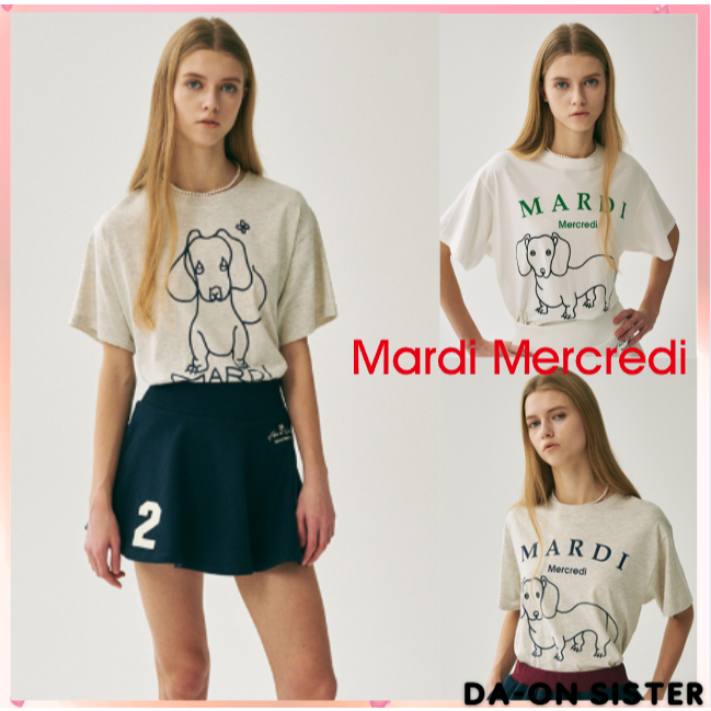 [ Mardi MERCREDI ] TSHIRT DDANJI CH 02 / CH 06 3color korea แท้ 100%