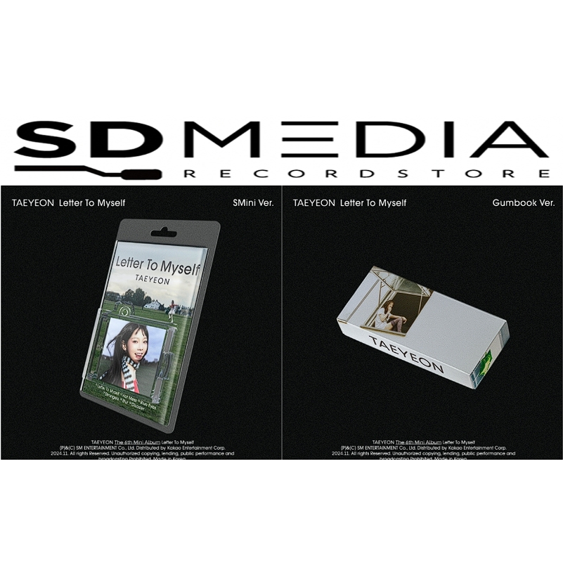 TAEYEON - LETTER TO MYSELF (SMINI/GUMBOOK) 6th Mini Album