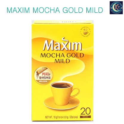 Maxim MOCHA GOLD MOLD Black 18 g (0.9 g  20 ea)/ ไม่มีกล่อง