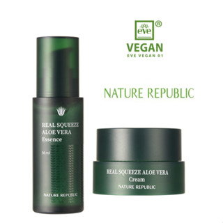 [NATURE Republic] Real Squeeze Aloe Vera Essence / Cream