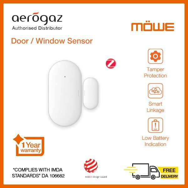 Aerogaz/Mowe MW811D Zigbee เซ็นเซอร์ประตู/หน้าต่าง
