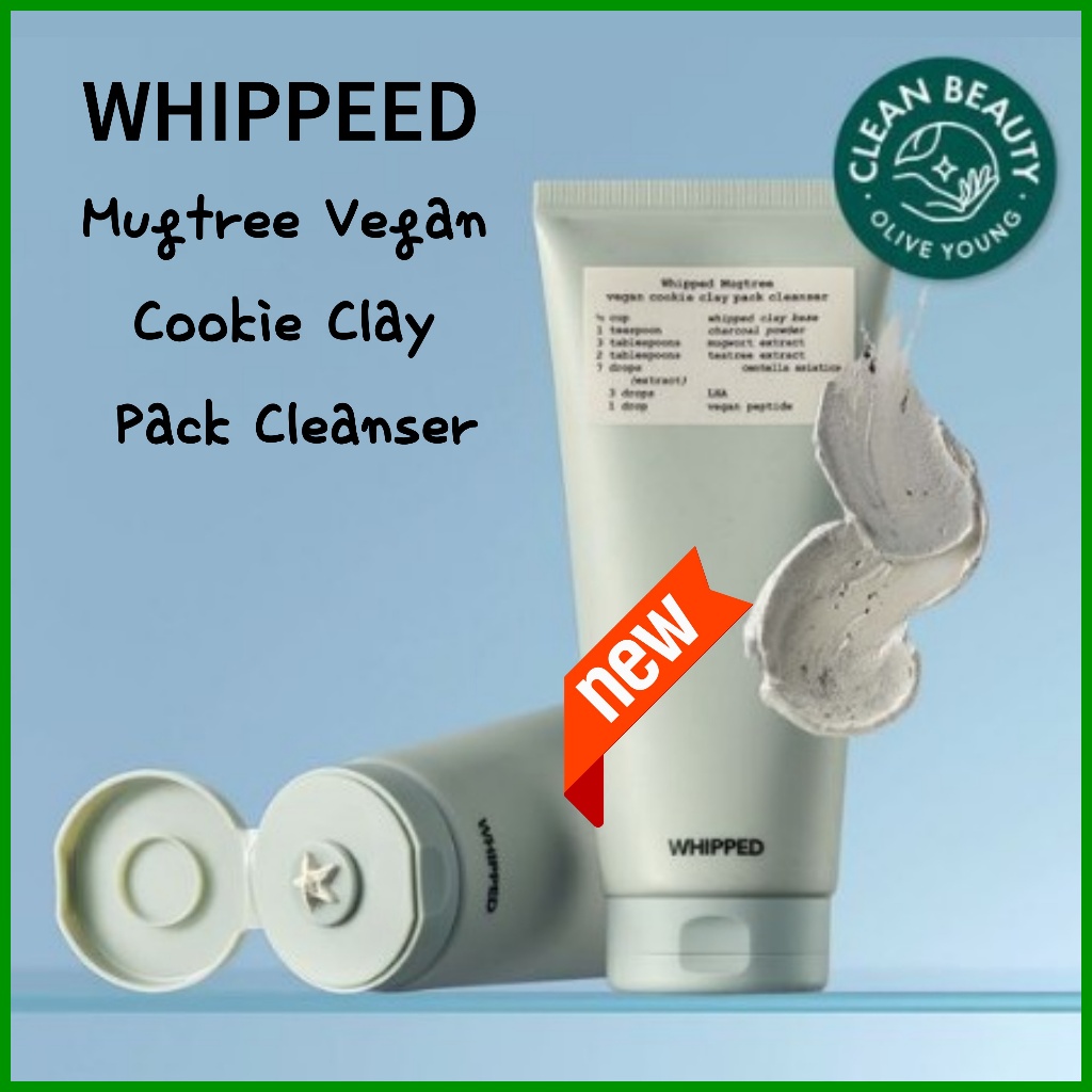 เกาหลี เกาหลี 🇰🇷 ใหม่ Whipped Vegan Pack Cleanser Mugtree 130g / Whipped Mugtree Vegan Cookie Clay Pack Cleanser