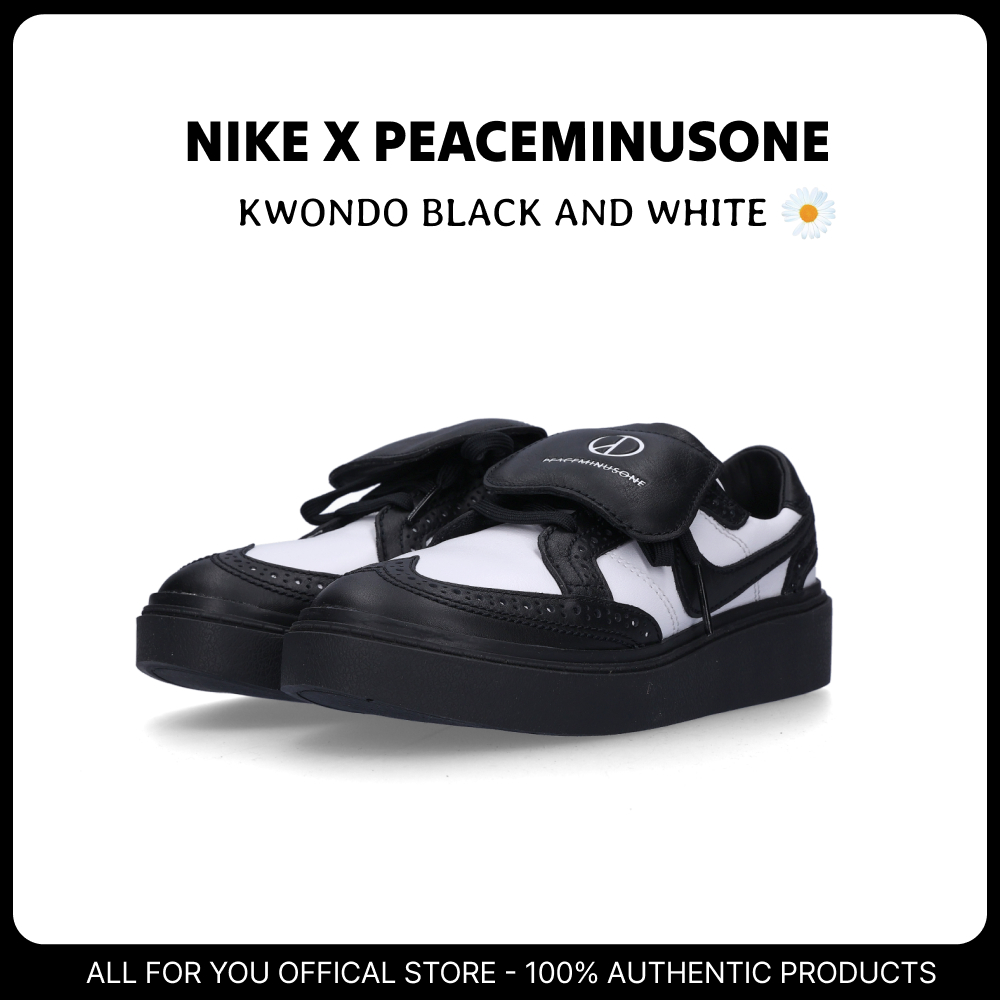 [Nike x Peaceminusone] Kwondo1 สีดําและสีขาว / GD / G-Dragon