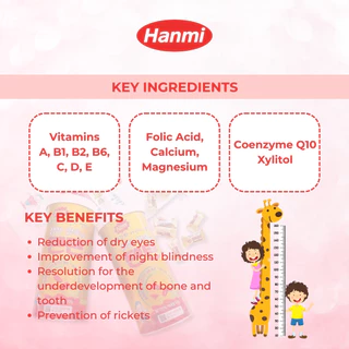 Hanmi Tenten ลูกอมสตรอเบอร์รี่เคี้ยว 120 ชิ้น | ขนมเกาหลีฟรุ๊ตตี้