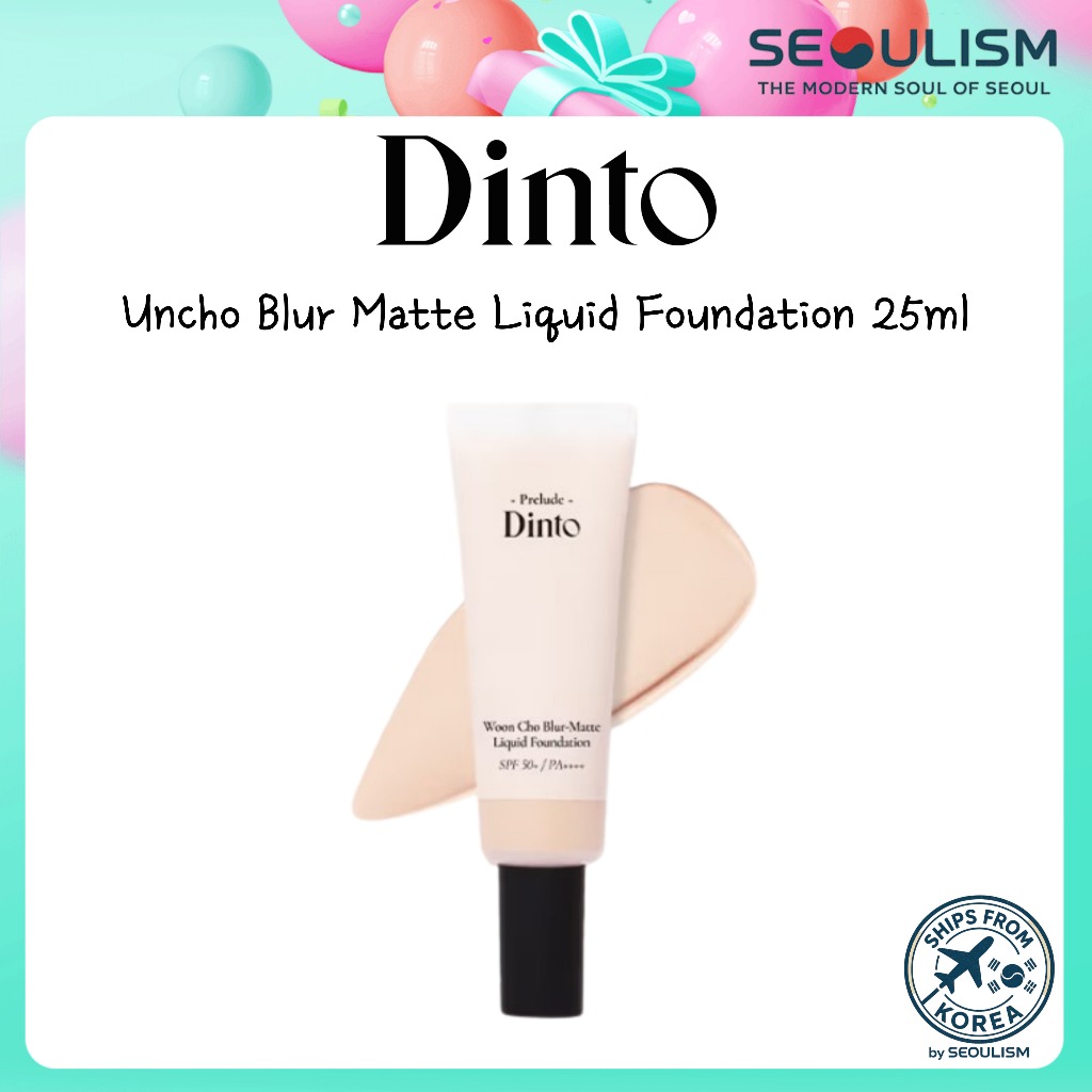 [DINTO] Daiso x Dinto Uncho Blur Matte Liquid Foundation 25ml | เบสเรียบ | ส่งจากเกาหลี