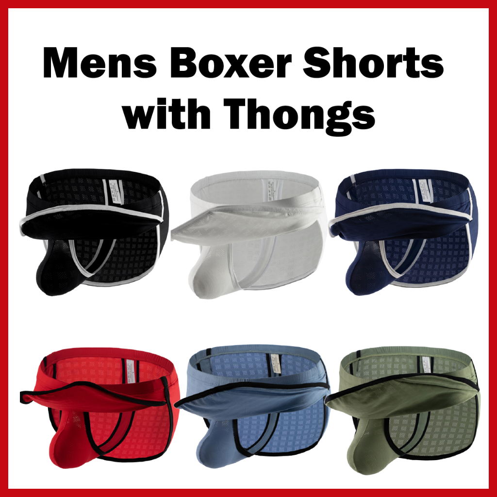 YearnWear กางเกงบ็อกเซอร์ชาย พร้อมทอง Men G String Jockstrap