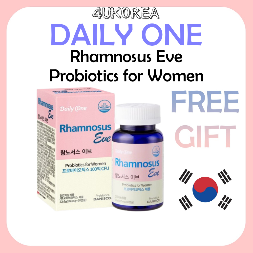 DAILY ONE Rhamnosus Eve Probiotics for Women โปรไบโอติกสำหรับผู้หญิง 560mg * 60 Capsules / K-FOOD