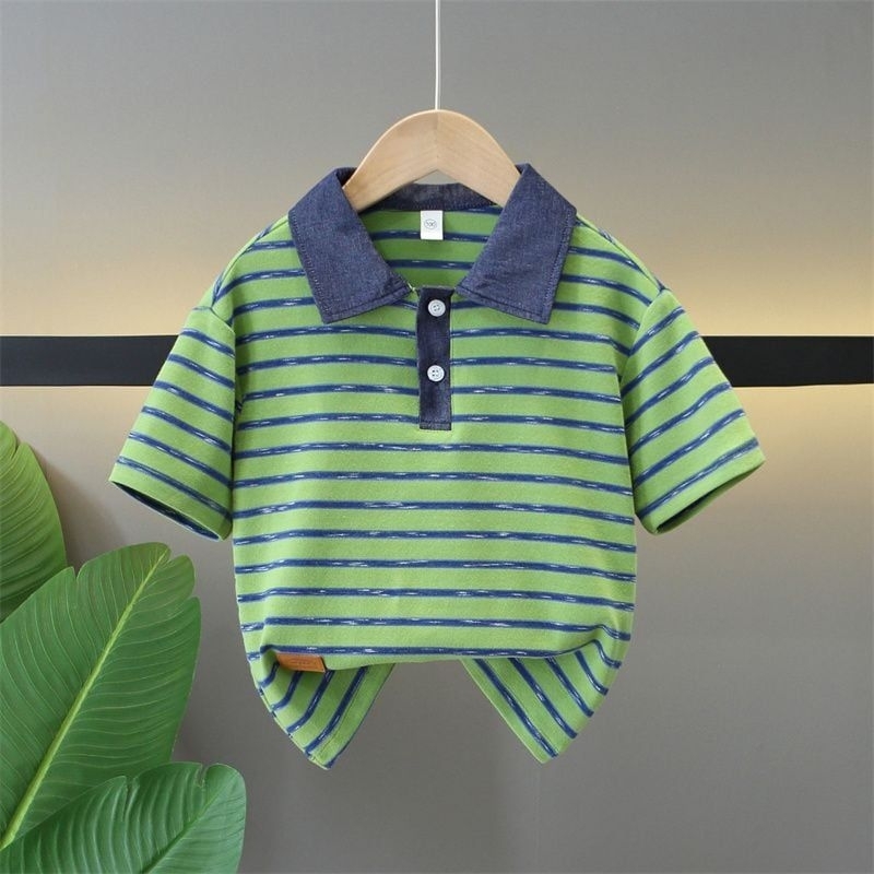 เสื้อโปโลเด็กชาย เท่ห์ (ไซส์ 90-140)