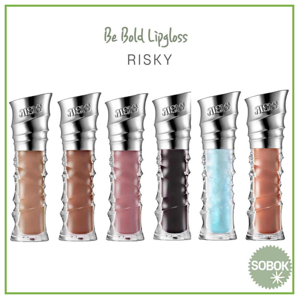 [RISKY] Be Bold Lipgloss ลิปทินท์ 6 สี โกลว์กลอส lip tint gloss