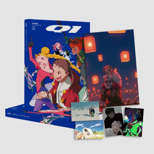 QMENG ARTBOOK: Q1 + Poster + Postcards