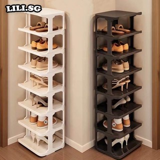 SG Stock Multi-Layer Shoe Rack Plastic Simple Shoe Racks Space Saving DIY Shoe Organizer 鞋架