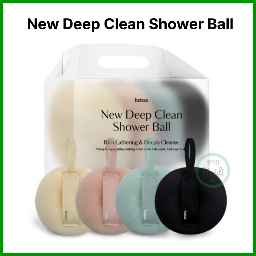 เกาหลี เกาหลี 🇰🇷 Hetras New Deep Clean Shower Ball 4ea