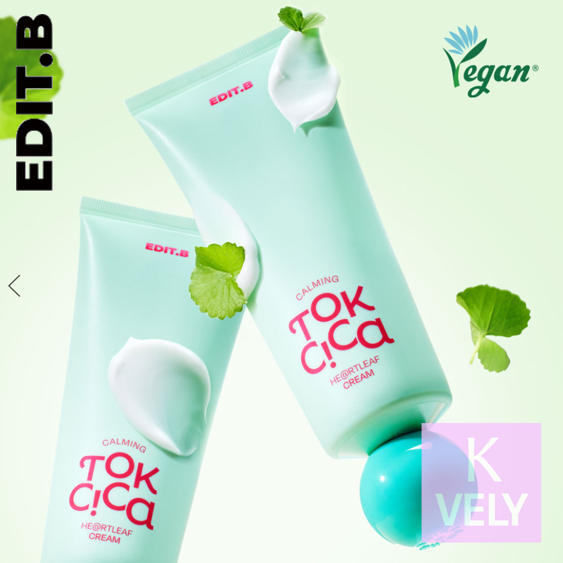 EDIT.B Calming Tok Cica Houttuynia Cream 100ml