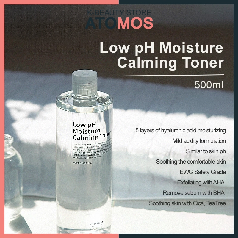 [Chrisma] Low pH Moisture Calming Toner 500ml kbeauty skincare