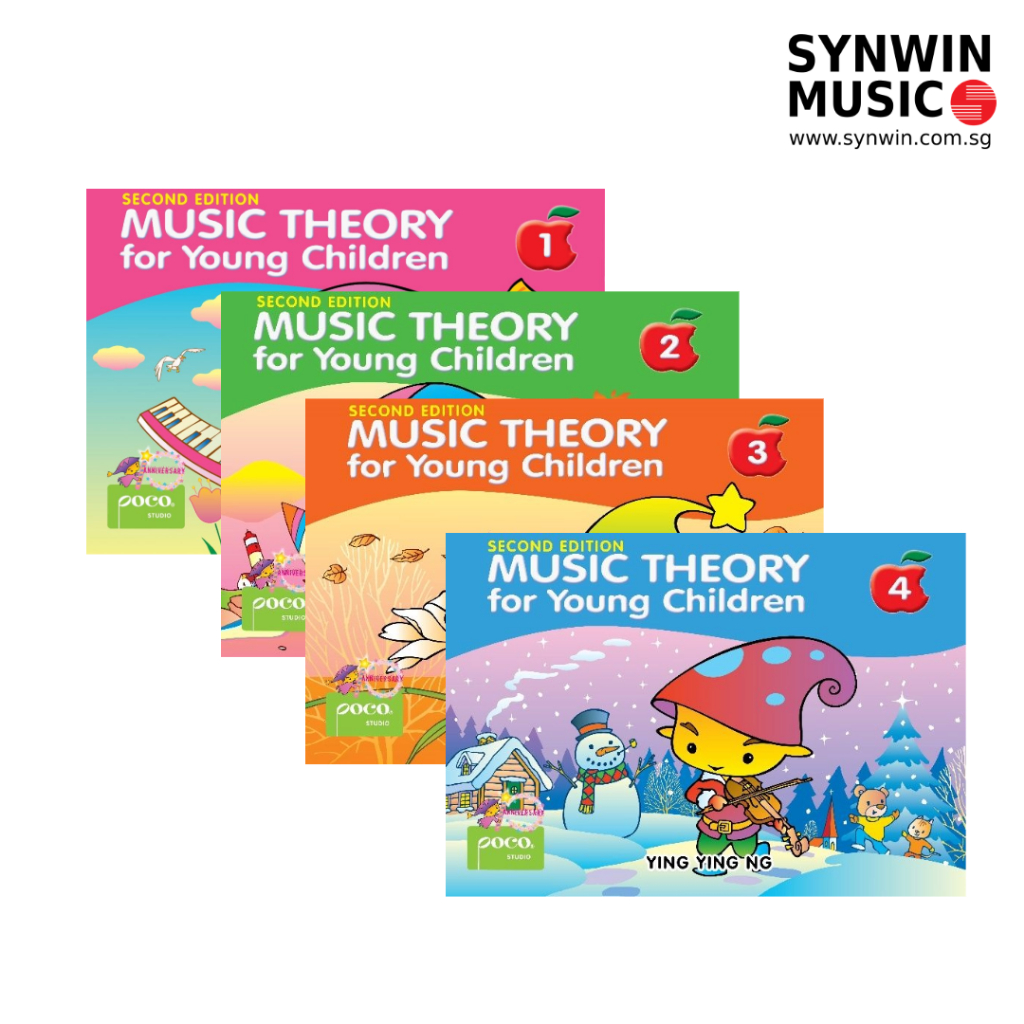 Ng Ying Ying เพลงทฤษฎีสําหรับเด็กเล็ก เล่ม 1, 2, 3, 4 (รุ่นที่ 2)